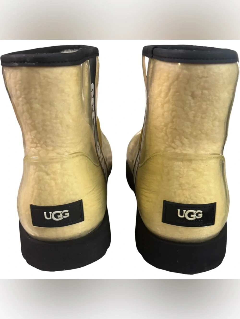 UGG AVA CLEAR RAIN BOOT SIZE 10
